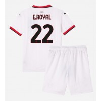 Maglie da calcio AC Milan Emerson Royal #22 Seconda Maglia Bambino 2024-25 Manica Corta (+ Pantaloni corti)